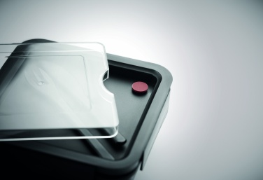 Logo trade firmakingitused foto: Lõunakarp koos söögiriistadega 600ml