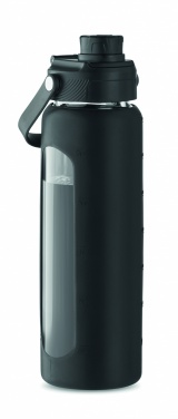 Silikoonümbrisega klaaspudel 750 ml – detailvaade 2