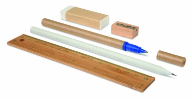 Logo trade reklaamtoote pilt: Statsionaarne komplekt puuvillases kotis