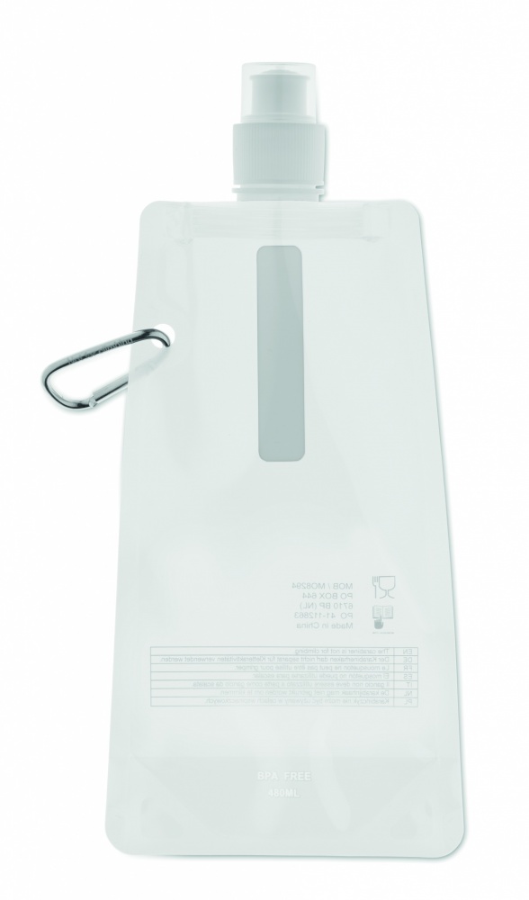 Logo trade reklaamtoote pilt: Kokkupandav veepudel