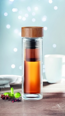 Logo trade reklaamkingitused foto: Kaheseinaline klaaspudel 400ml München