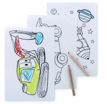 Logotrade reklaamkingituse foto: Värvimiskomplekt 6 pliiatsiga