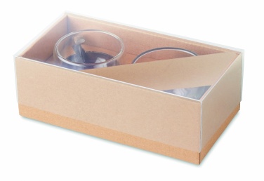 Logotrade ärikingituse foto: Komplektis 2 kahekordse seinaga espressotassid