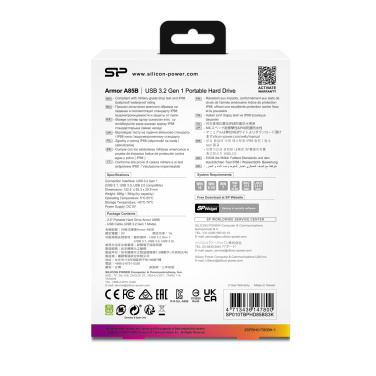 Logotrade firmakingitused pilt: Kõvaketas Silicon Power Armor A85