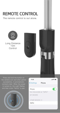 Logo trade meene pilt: Statiiviga selfie stick, K06