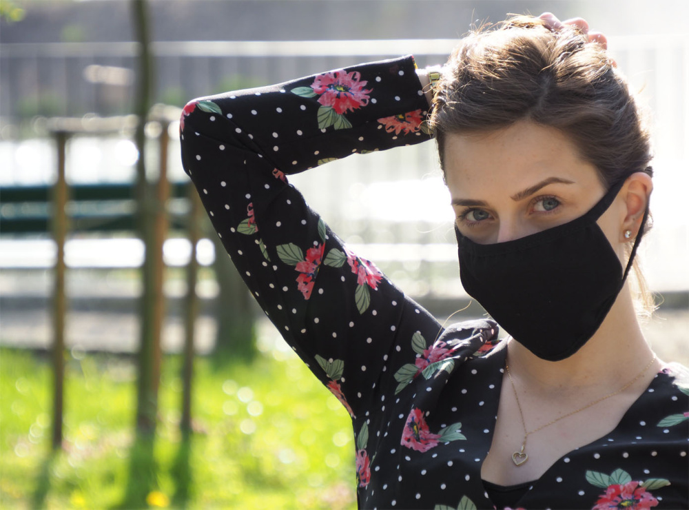 Logotrade reklaamtooted pilt: MARS PRO puuvillane mask (suurus L) tasku ja HEPA-filtriga 1570165