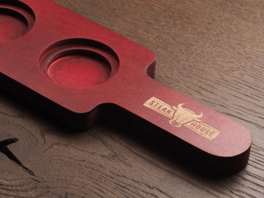 Logo trade ärikingitused foto: Puidust 3 Shot klaasi alusega 1863121