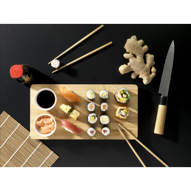 Logo trade firmakingid foto: Temaki Bamboo Sushi Tray kinkekomplekt