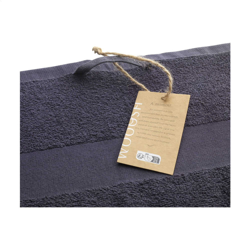 Logotrade meene foto: Wooosh vannirätik GRS Recycle Cotton Mix 140 x 70 cm