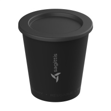 Biopõhisest plastist joogitops kaanega 200 ml