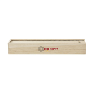 Logotrade reklaamkingituse foto: LiniBox värvipliiatsid puidust karbis