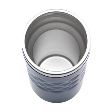 Geometric Mug RCS geomeetrilise mustriga termotass 280 ml, sinine – detailvaade 4