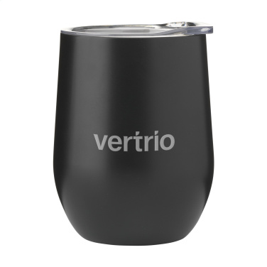 Huevo RCS taaskasutatud terasest termotass 350 ml, must – detailvaade 7