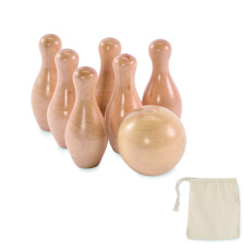 BOLITO mini männipuidust keeglikomplekt