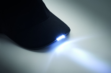 Logo trade ärikingituse pilt: LUZCAP 5 paneeliga LED puuvillane müts 220gr/m²