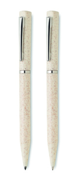 Logo trade reklaamkingitused foto: PEAT nisuõlest keskkonnasõbralik pastapliiatsi komplekt