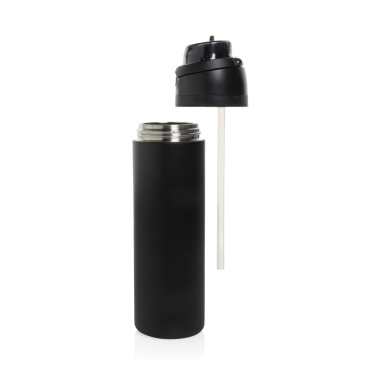 Omni Sip RCS taaskasutatud terasest lukustatava kaanega termospudel 720 ml, must – detailvaade 5