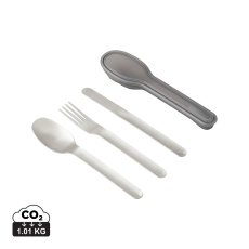 Must+Blum söögiriistade komplekt