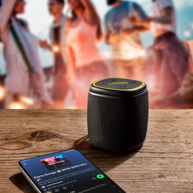 Logo trade reklaamkingituse pilt: Bluetooth kõlar HERMON Schwarzwolf