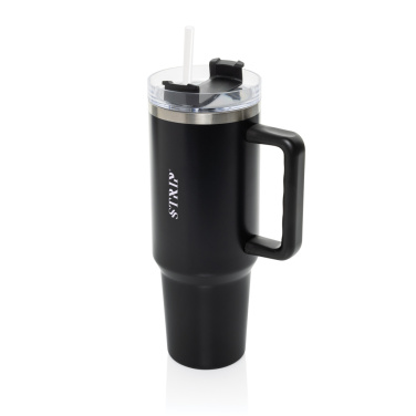 Peakflow RCS taaskasutatud terasest termoskruus 1200 ml, must – detailvaade 8
