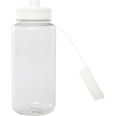 Ryder 900 ml RCS-sertifikaadiga RPET-spordipudel multifunktsionaalse kaanega, Valge – detailvaade 5