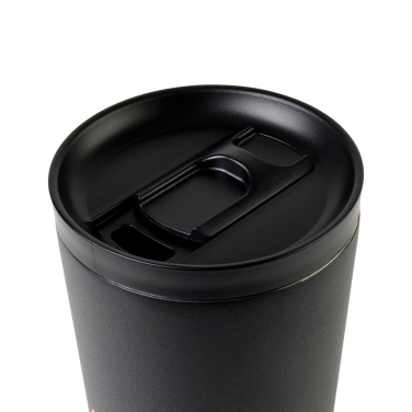 Aviana™ Rowan RCS taaskasutatud terasest termoskruus 500 ml, must – detailvaade 3