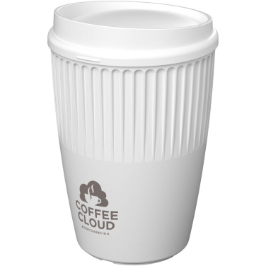Cirrus 350 ml joogitops logoga, Valge – detailvaade 3