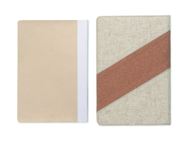 Logotrade meene foto: A5 märkmik 15W laadijaga CORTONA