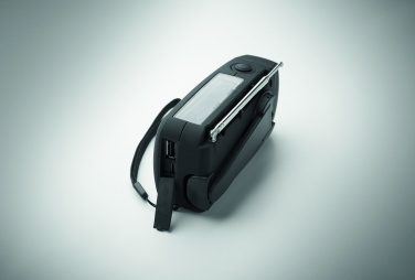 Logotrade meened pilt: Kaasaskantav SOS raadio LED-taskulampiga ONDA