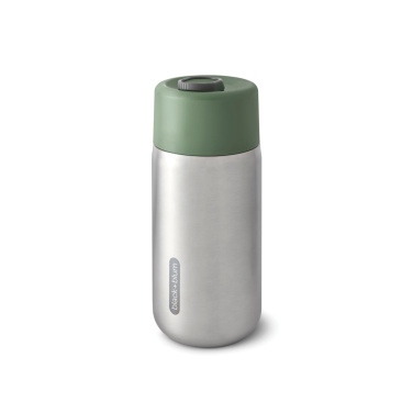 Black+Blum lekkekindel termotass roostevabast terasest 340 ml, oliivroheline – detailvaade 2