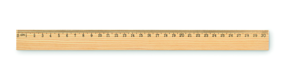 Logotrade reklaamtooted pilt: RULER30 puidust joonlaud 30cm
