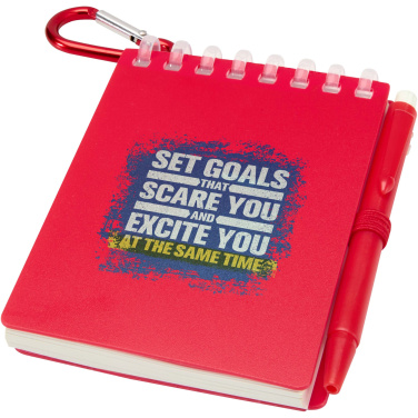 Logo trade reklaamkingi pilt: Lig Mini pehmekaaneline märkmiku ja pastapliiatsi komplekt