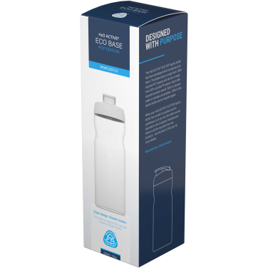 H2O Active® Eco Base 650 ml klapiga spordipudel, Punane / must – detailvaade 4