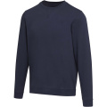 Jasper 280 g/m² unisex OCS orgaanilisest taaskasutatud materjalist ümara kaelusega kampsun, Merevägi