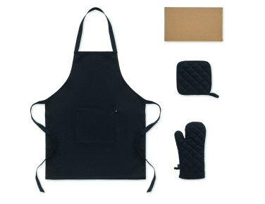 Logo trade reklaamtooted foto: Taaskasutatud puuvillast köögikomplekt