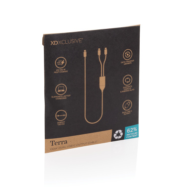 Logotrade ärikingituse foto: Terra 100W RCS kahekordne USB-C väljundkaabel