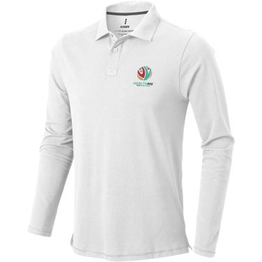 Logotrade reklaamtoote foto: Oakville'i pikkade varrukatega meeste polo