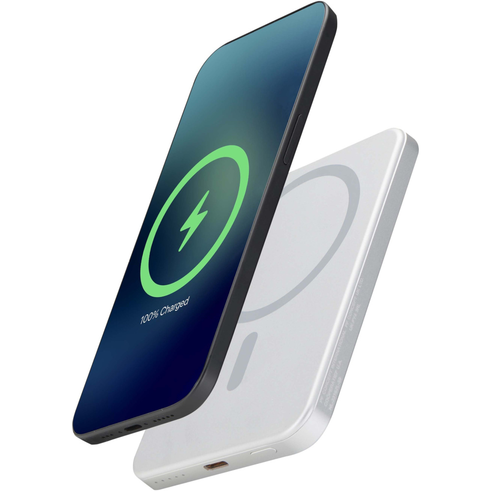 Logotrade firmakingituse foto: Avis 5000 mAh RCS taaskasutatud alumiiniumist magnetiline varupatarei