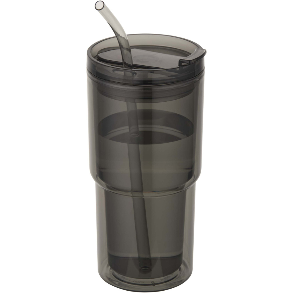 Archer 480 ml topeltseinaga plastmassist termos, Must, värvivariant