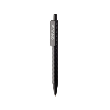 X3 Metal Edition RCS taaskasutatud alumiiniumist pastapliiats, logoga näidis