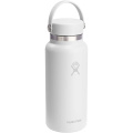 Hydro Flask laia suuga 946 ml isoleeritud roostevabast terasest veepudel, Valge