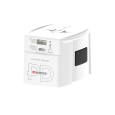 SKROSS® MUV AC65PD maailmaadapter USB-C-kaabliga