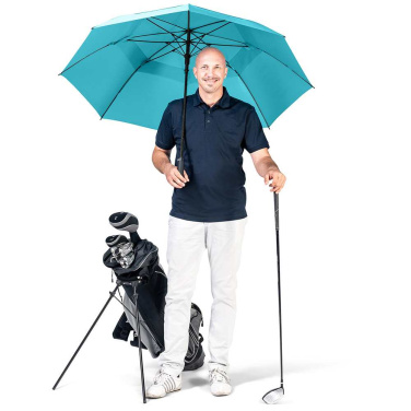 FARE Fibermatic XL Vent ventilatsiooniga automaatne golfivihmavari logoga, petrool – detailvaade 9