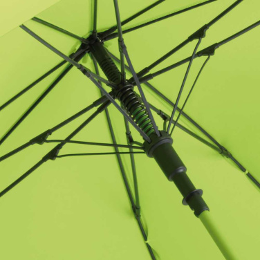 FARE Jumbo® XL Square Color ruudukujuline golfivihmavari logoga, laimiroheline – detailvaade 6