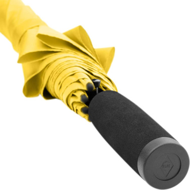 FARE soodne automaatne vihmavari Windproof 100 cm logoga, kollane – detailvaade 6