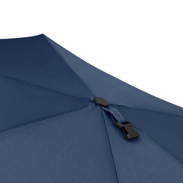 FARE® FiligRain ToGo ülikerge minivihmavari UV-kaitse ja kanderihmaga logoga, tumesinine – detailvaade 10