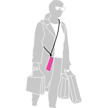 FARE® FiligRain ToGo ülikerge minivihmavari UV-kaitse ja kanderihmaga logoga, magenta – detailvaade 2