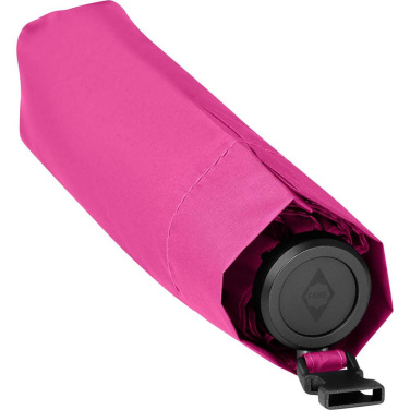FARE® FiligRain ToGo ülikerge minivihmavari UV-kaitse ja kanderihmaga logoga, magenta – detailvaade 8