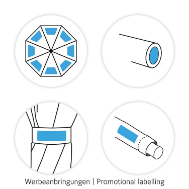 FARE® AOC automaatne minivihmavari logoga (30 värvi) – tootefoto