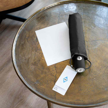 FARE® AOC automaatne minivihmavari logoga (30 värvi), must – detailvaade 2